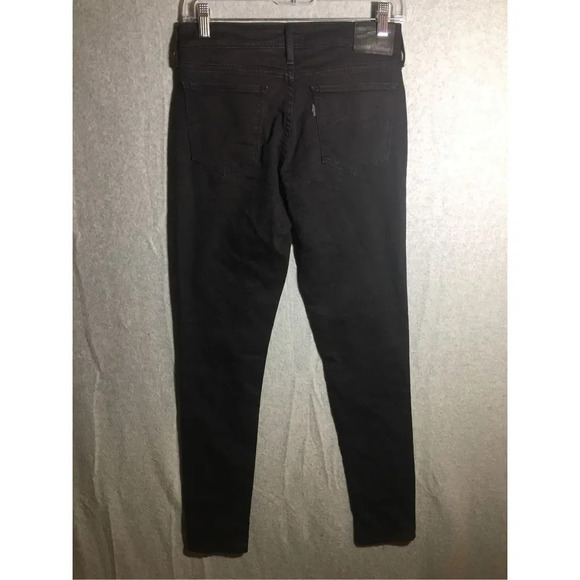 Womens Levi’s Jeans 711 Skinny Black Casual Basic Classic Closet Staple - Picture 6 of 6
